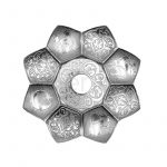 PLATO TURCO 21CM PLATEADO