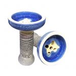 CAZOLETA CIENTO13 SWIRL KILLER BLUE CREAM