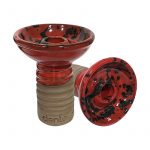 CAZOLETA TWISTER CURVED RED BLACK