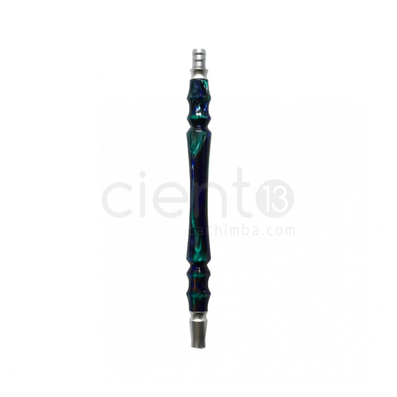 BOQUILLA-MR-SHISHA-EFECTO-RESINA-VERDE-AZUL BOQUILLA MR. SHISHA EFECTO RESINA VERDE MARRÓN - Imagen 1
