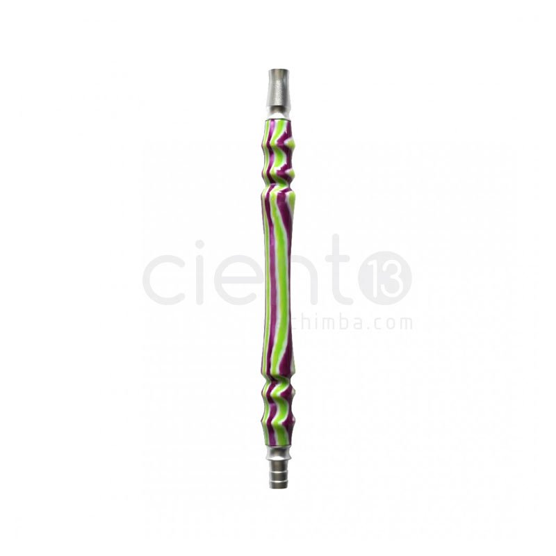 BOQUILLA-MR-SHISHA-EFECTO-RESINA-VERDE-MORADA BOQUILLA MR. SHISHA EFECTO RESINA VERDE MORADA - Imagen 1
