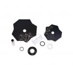 EMBERY MINI MONO FLIP WHITE BLACK - Imagen 4